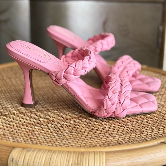 Pink Braided Women's Sandals - Picture 8 of 10